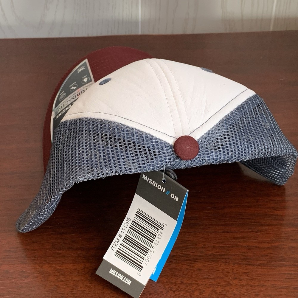 Mission HydroActive Cooling Performance Hat Snapback Ultimate Cooling Cap NEW!