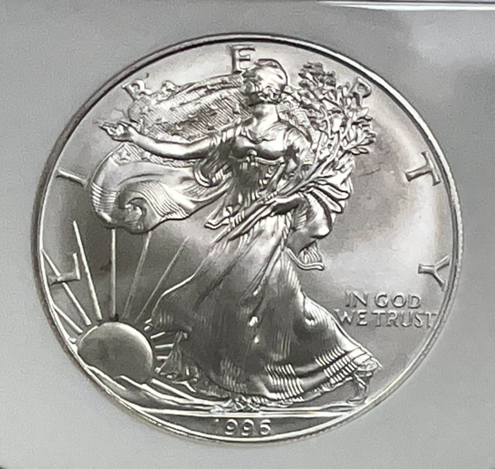 1996 1 oz American Silver Eagle NGC MS 69