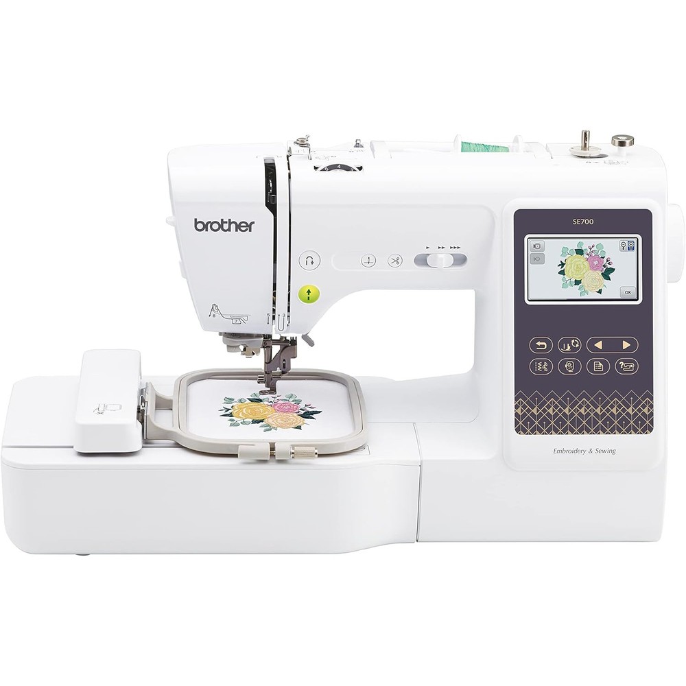 Brother SE700 Elite Computerized LCD Touchscreen Sewing and Embroidery Machine