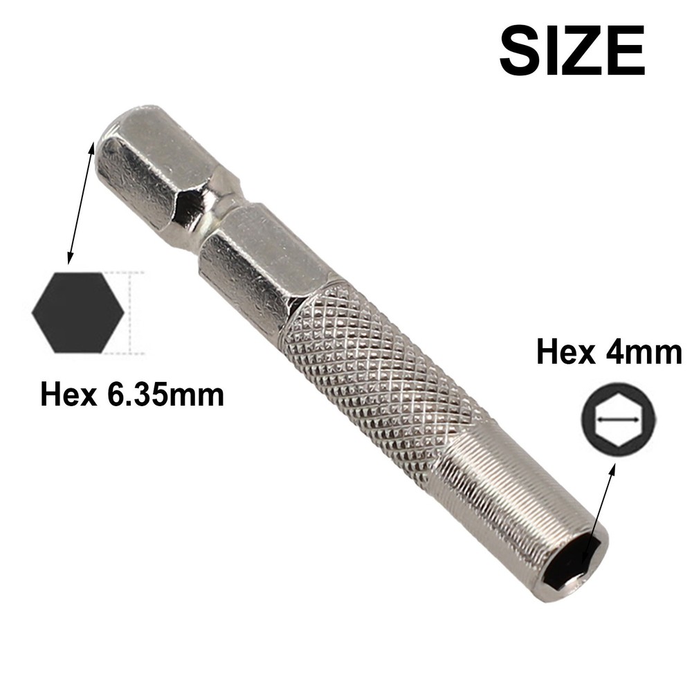 Screwdriver Adapter Insert Bit Adapter 1/4\" 6.35mm Handle Electric Screwdriver