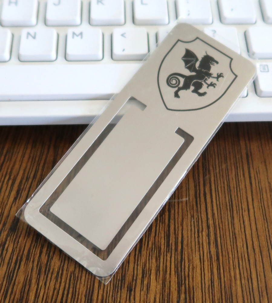 Grim Oak Pendragon Metal Bookmark