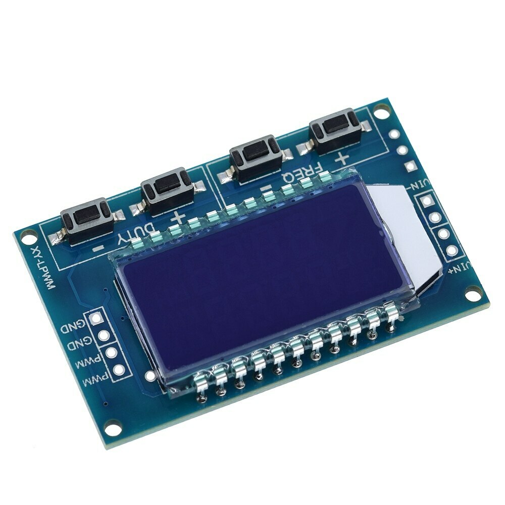2pcs Signal Generator PWM Pulse Frequency Variable Duty Cycle Module LCD Display