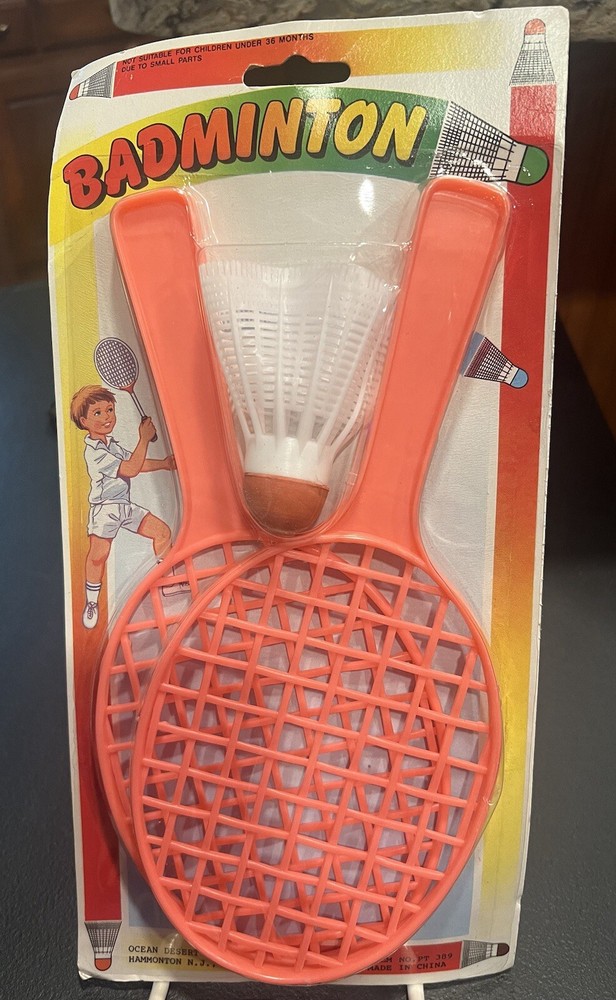 Vintage Plastic Badminton
