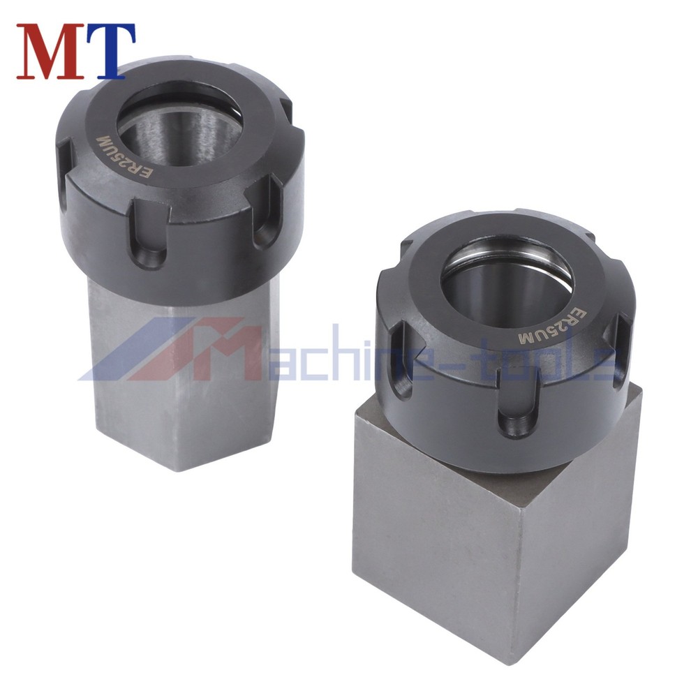 Industrial ER-25 Hex & Square Collet Blocks for Machine