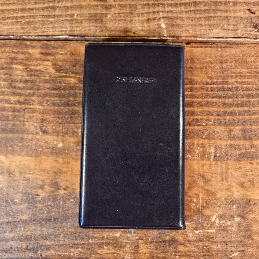 Vintage SHARP Battery Calculator ELSI MATE EL-323 With Case and Function Manual
