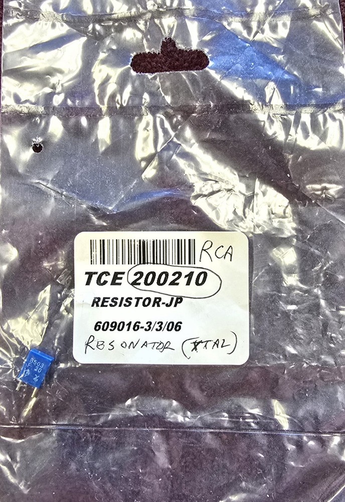 RCA 200210 Resonator Crystal * NEW in PACKAGE *