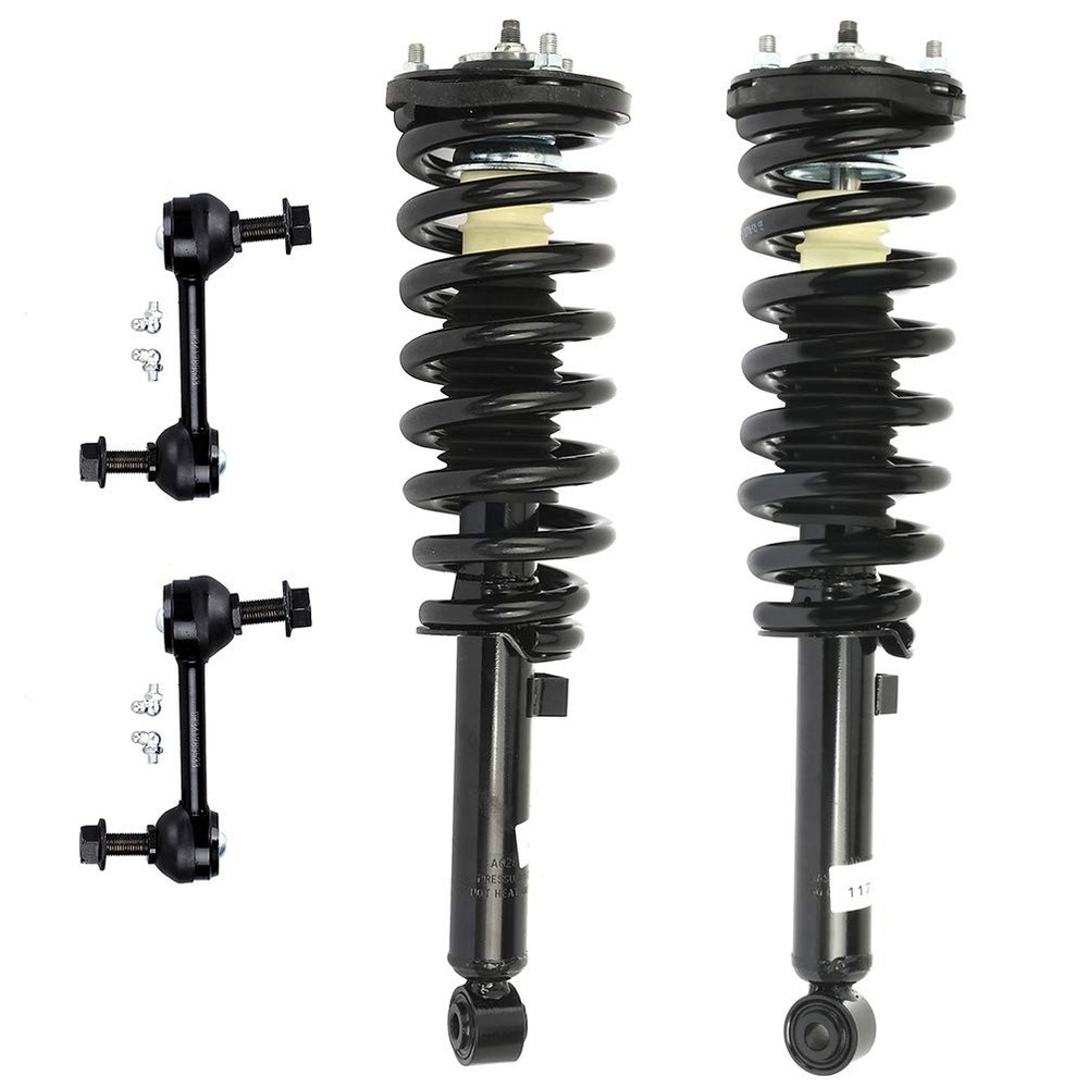 Front Pair Complete Struts Stabilizer Bar Link Kit for Edge MKX 2007-2010 4pcs