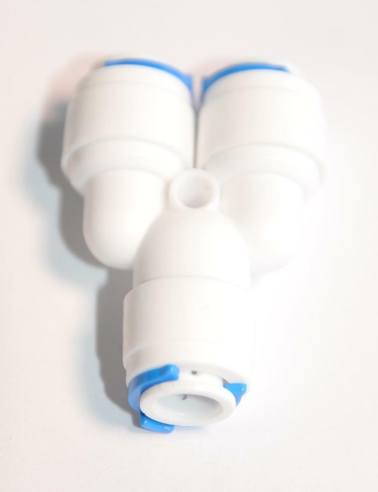 ¼” 3 TREE WAY UNION TEE TUBE QUICK PUSH CONNECT RO REVERSE OSMOSIS WATER FILTER
