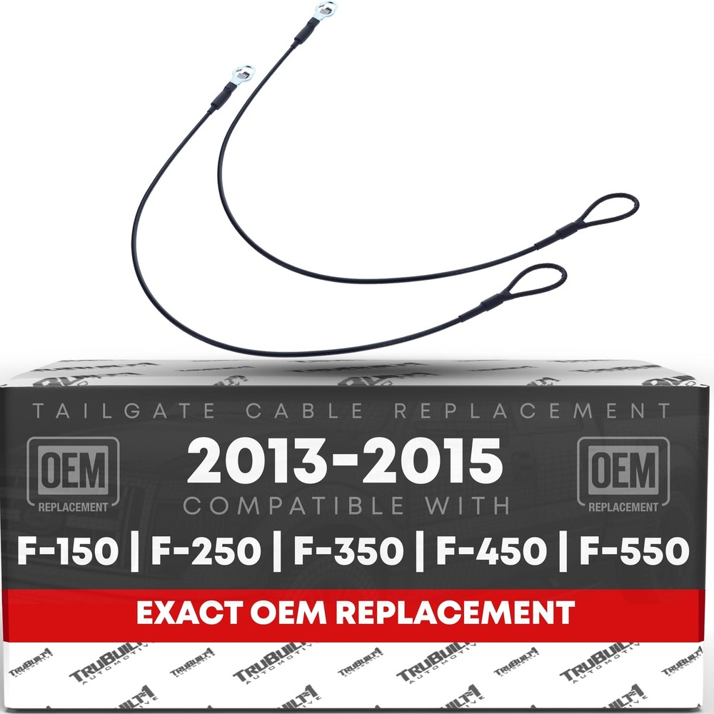 T1A Tailgate Cable Replacement Set- Rear Left & Right Side - Compatible with ...