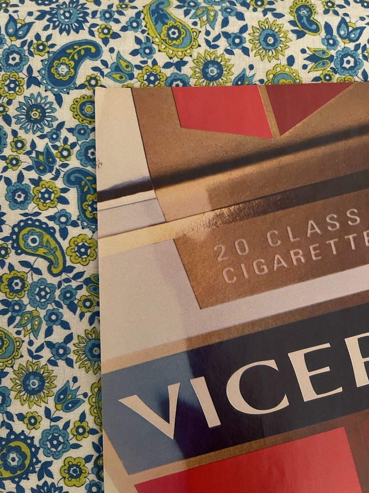 Vintage 1989 Viceroy Cigarettes Print Ad