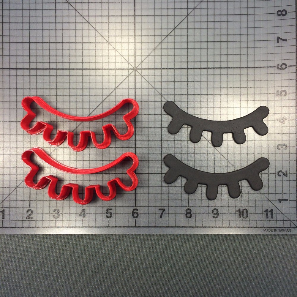 Eye Lash 102 Cookie Cutter Set