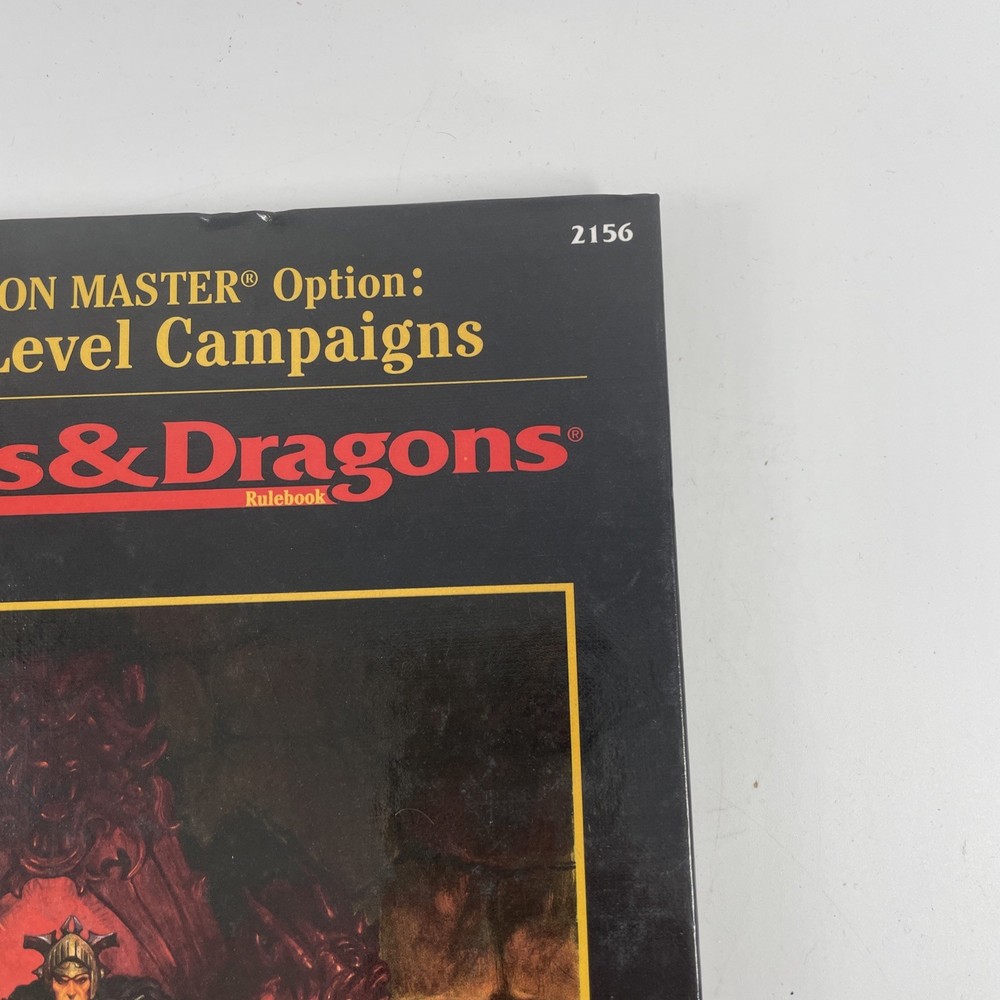 Advanced Dungeons & Dragons; DM Option: High-Level Campaigns TSR2156