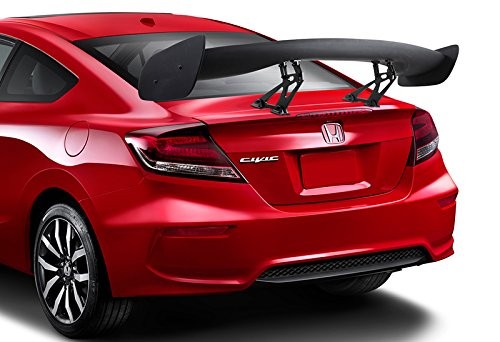 HK5 57" Type-3 Primer Black ABS GT Trunk Adjustable Bracket Spoiler Wing