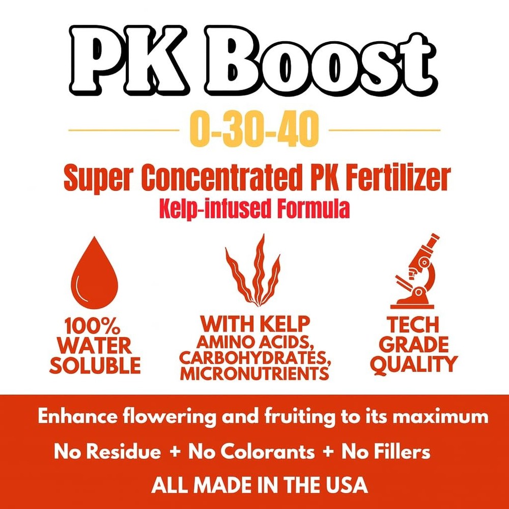 PK Boost - Hydroponic Flower Booster - Bud Enhancer - Blooming -...