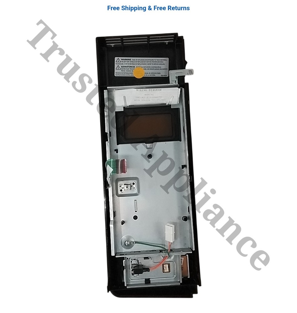 GE Microwave Control Panel WB07X11365 black