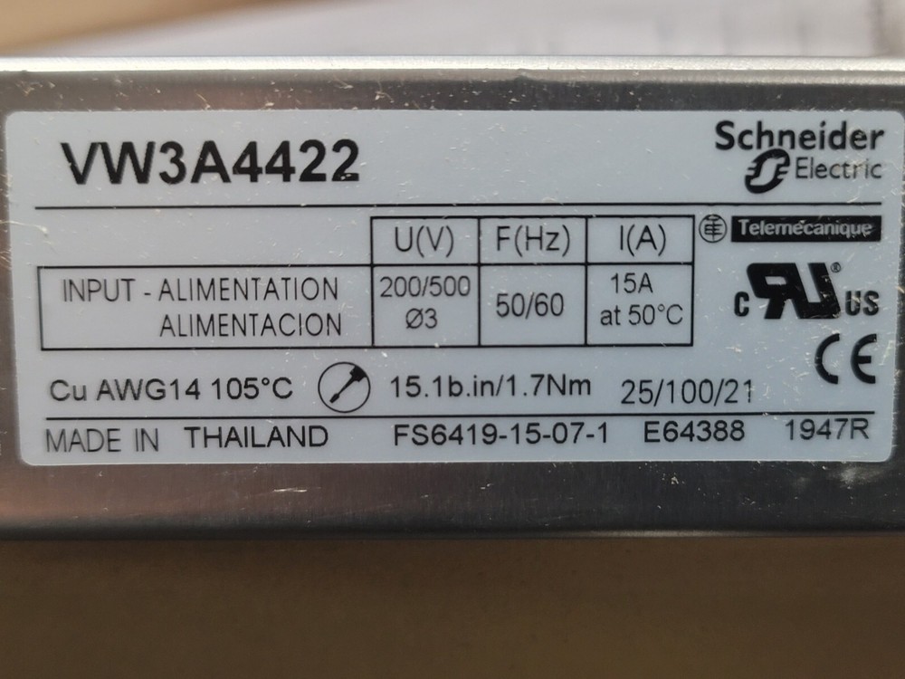 SCHNEIDER ELECTRIC VW3A4422