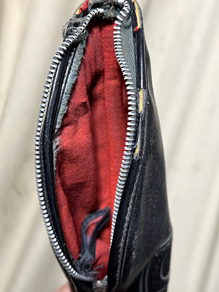 Vintage old Black Fabric Pool Stick Cue Case