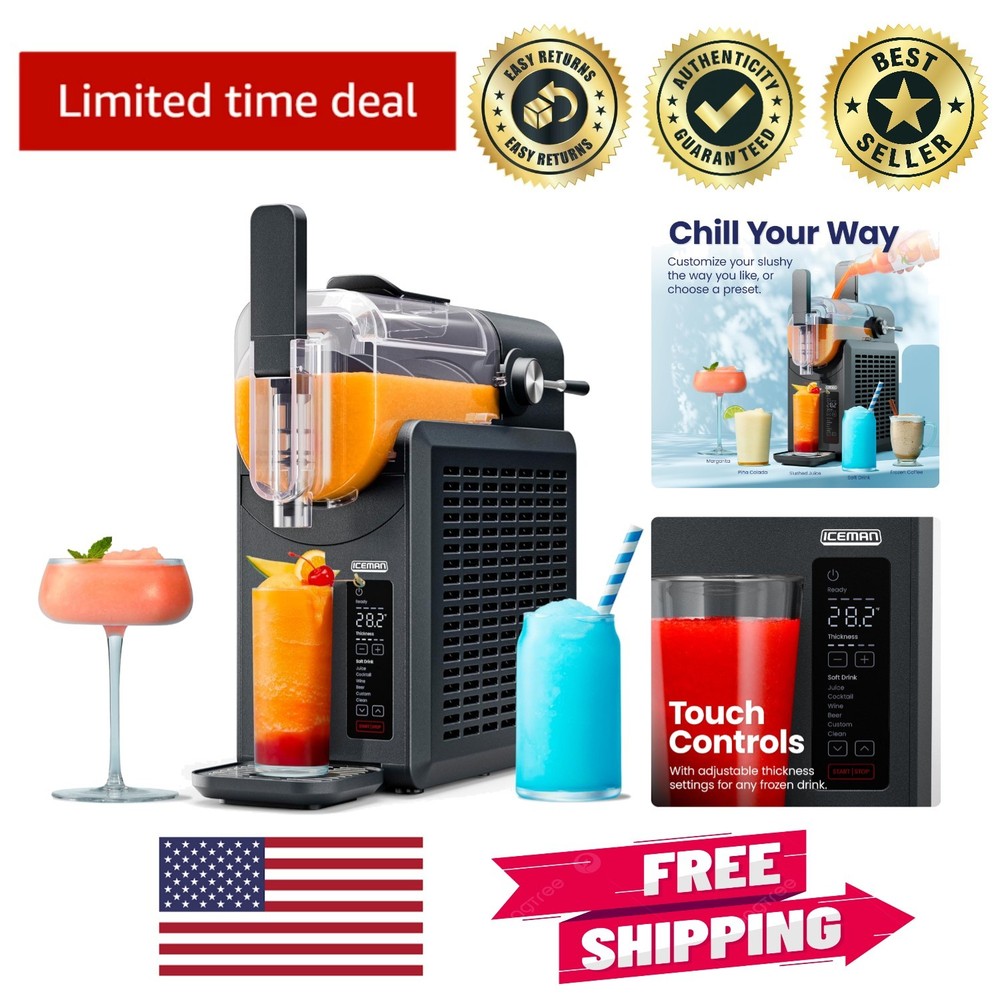 Chefman Slush-Ease 68oz Drink Maker - Automatic Cleaning & Creative Beverages