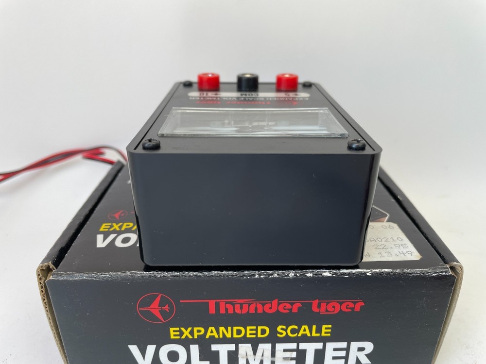 Thunder Tiger RC Expanded Scale Voltmeter – 4.8 V/9.6 V Tester