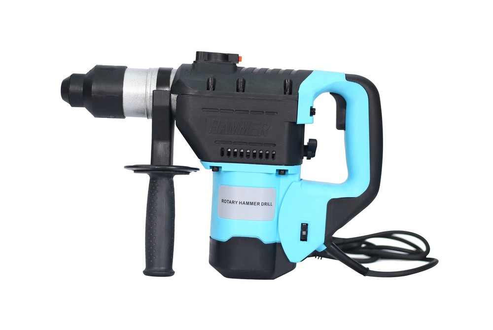 Rotary Hammer Drill 1-1/2" SDS Plus 3-Function Concrete Demolition Power Tool