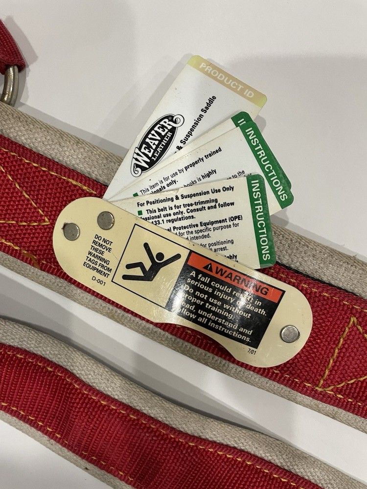 Weaver Tree Climbing Belt Model: 1005 Size: Medium