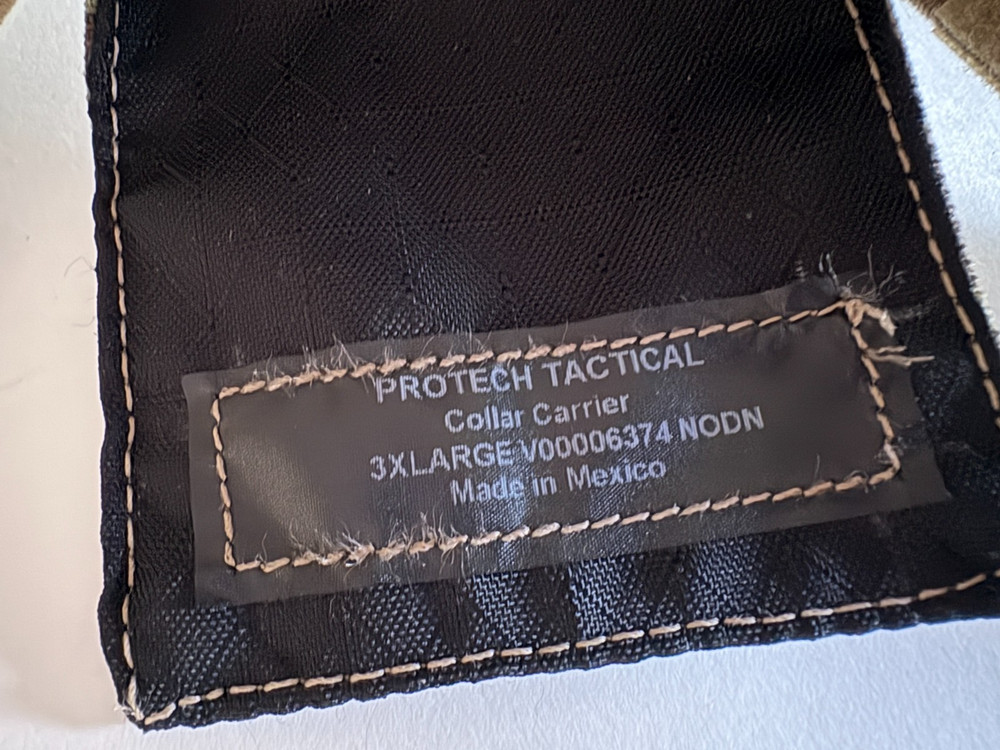 PROTECH Tactical Enhanced Collar Protector 3XL Multicam Soft Ballistic Accessory