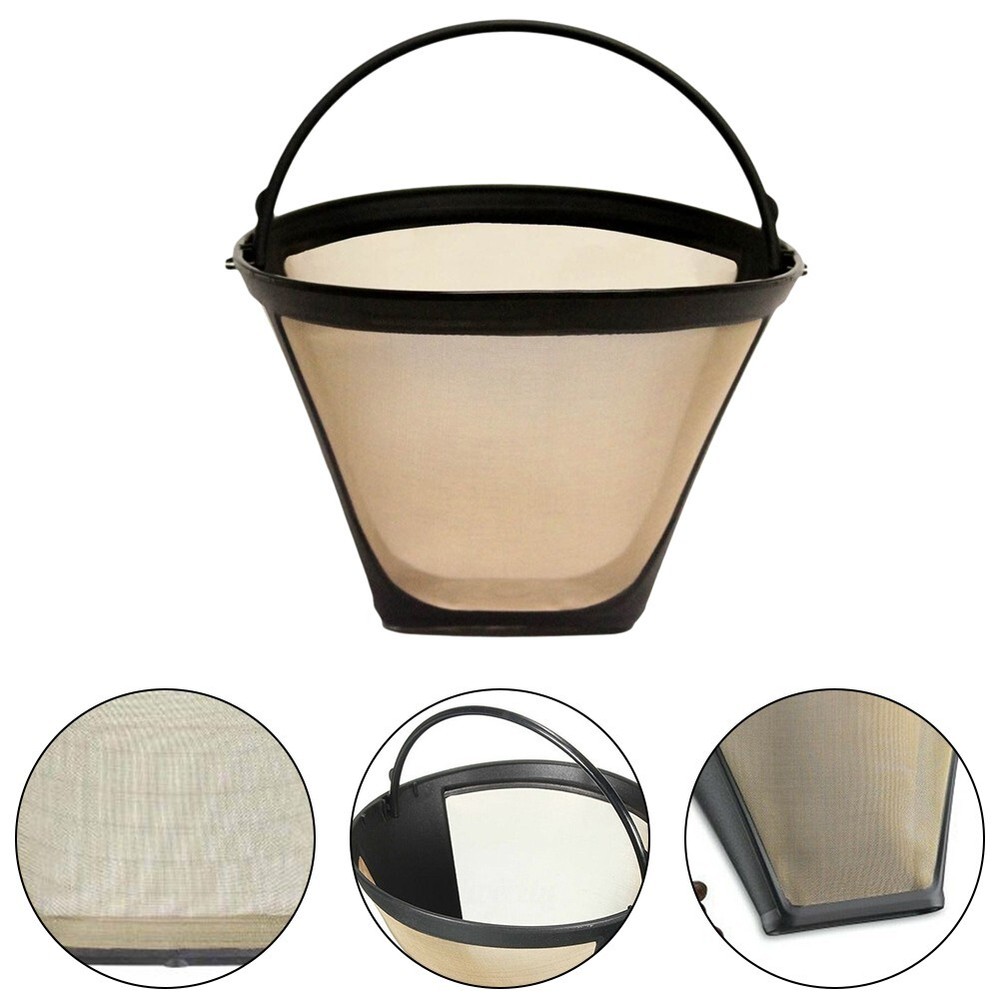 Coffee Accessories,Coffee Filter Filter 4-Cone Shape Coffee Filter Permanent