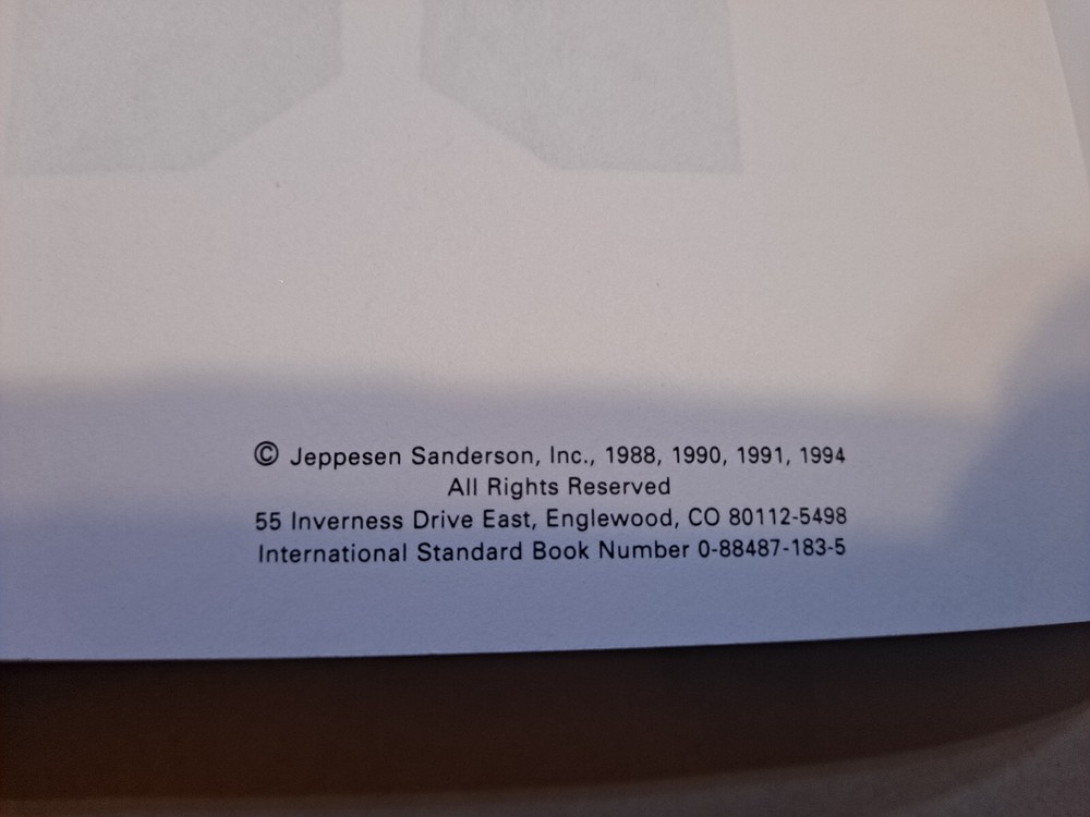FLIGHT INSTRUCTOR MANUAL; Jeppesen Sanderson Commercial Pilot Reference Textbook