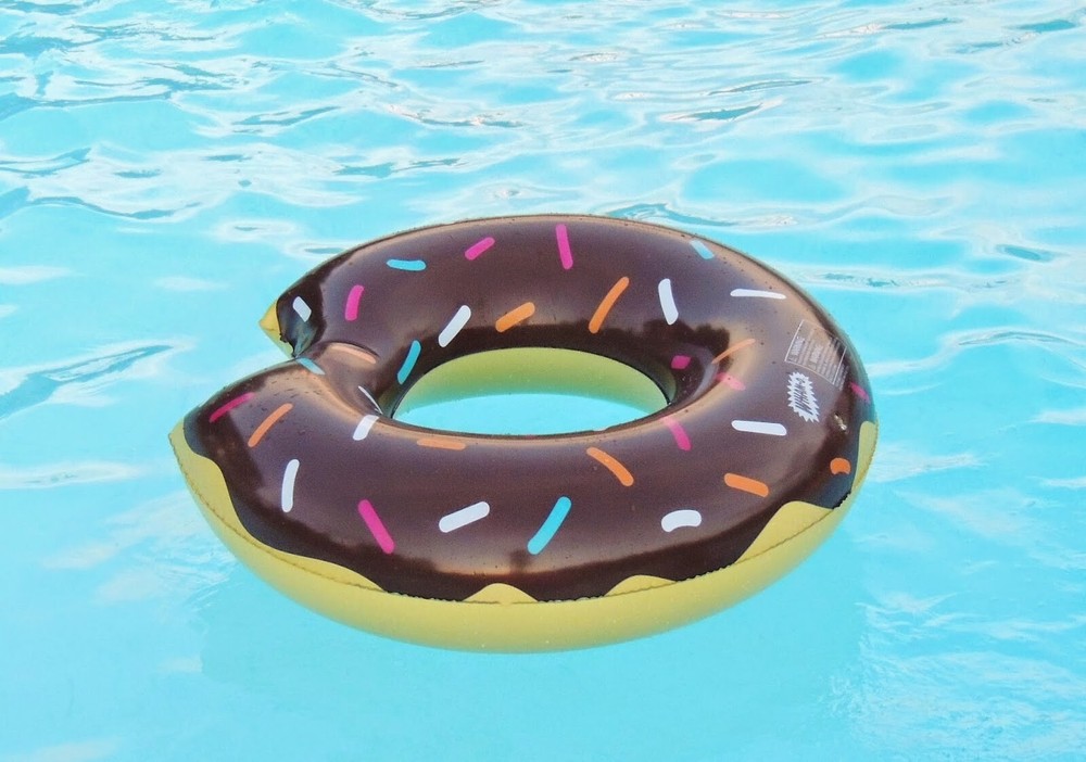 Wham-O Splash Donut Inflatable Pool Float