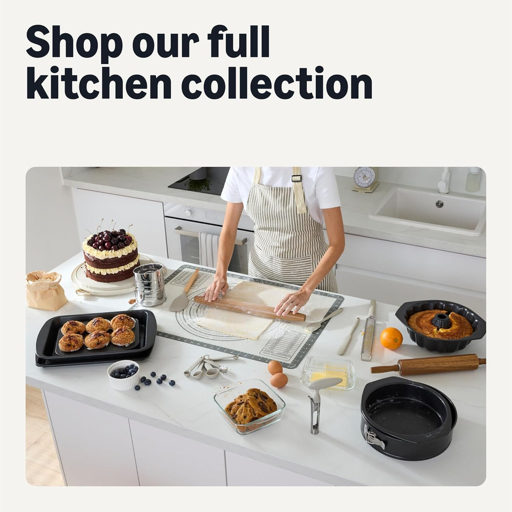 Nonstick Baking Sheets 3-Piece Set, Stackable to save Space, Dishwasher and Oven