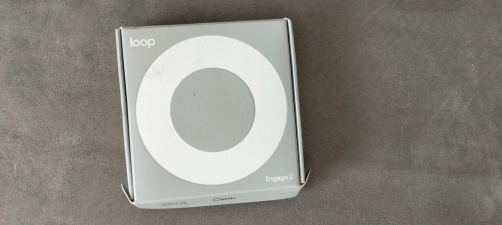 Loop Engage 2 Ear Plugs - Clear - Noise Reduction Rating 8. New/Open Box