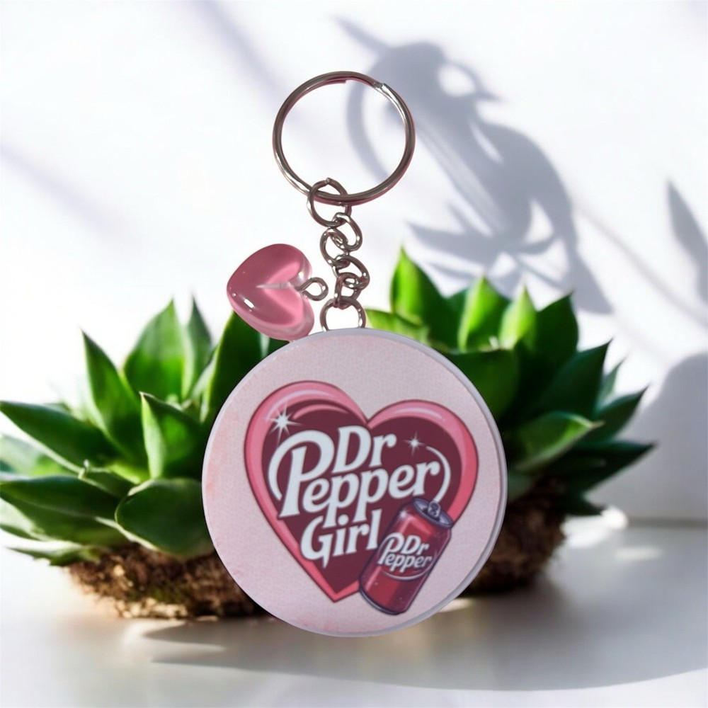Dr Pepper Key Chain Handmade