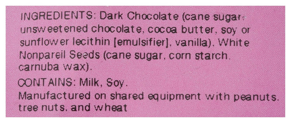 Dark Chocolate Nonpareils, 8 OZ