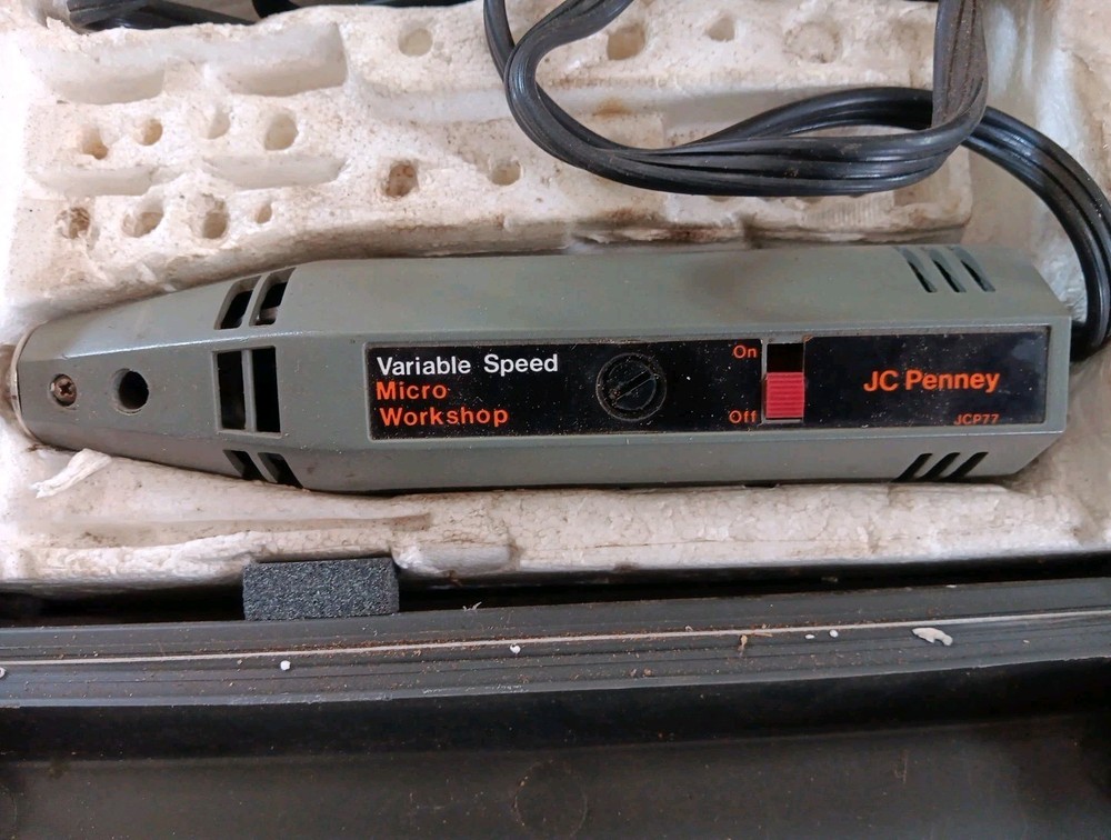 Mini Drill JC penny Micro Workshop With Case