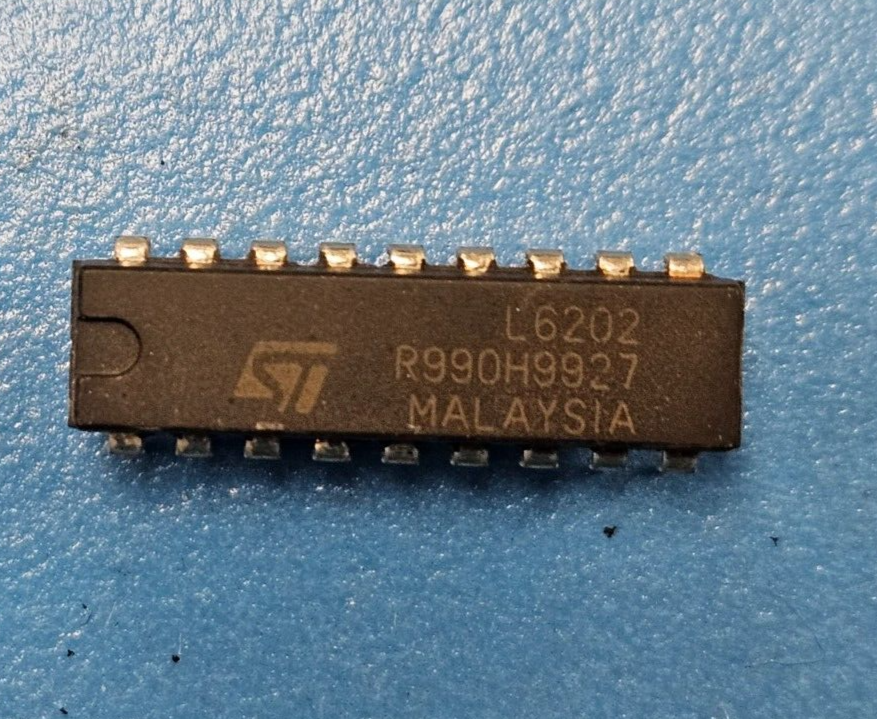 (10 PCS) L6202 STMICRO FULL BRIDGE DRIVER 18PIN DIP