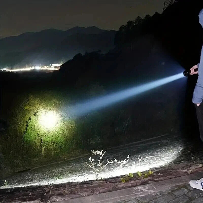 35000000 Lumen Super Bright LED Tactical Flashlight Rechargeable Work Light Lot