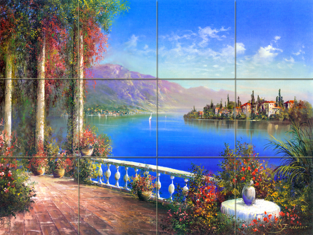 Art Mural Ceramic Backsplash Bath Decor Tile #303
