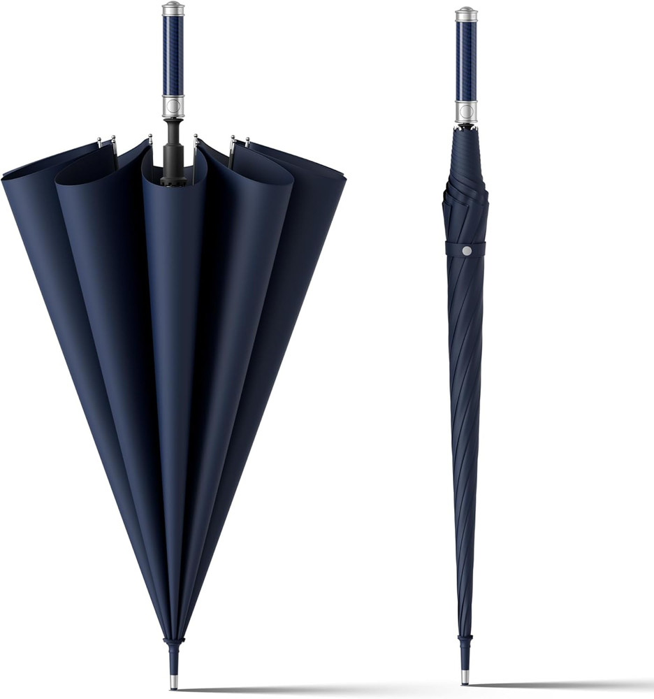 Extra Large Windproof Golf Umbrella - Automatic Open, Waterproof Travel Umbrella