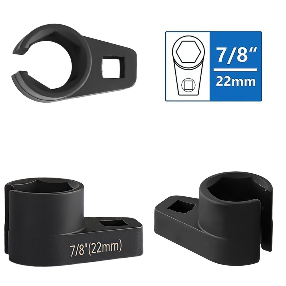 5PC Offset Oxygen Sensor Socket Set Automotive O2 Sensor Wrench Remover Tool Kit