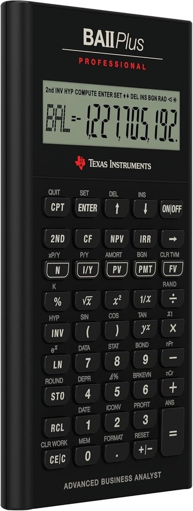 Efficient BA II Plus Calculator with Automatic Power Down Feature for Durability