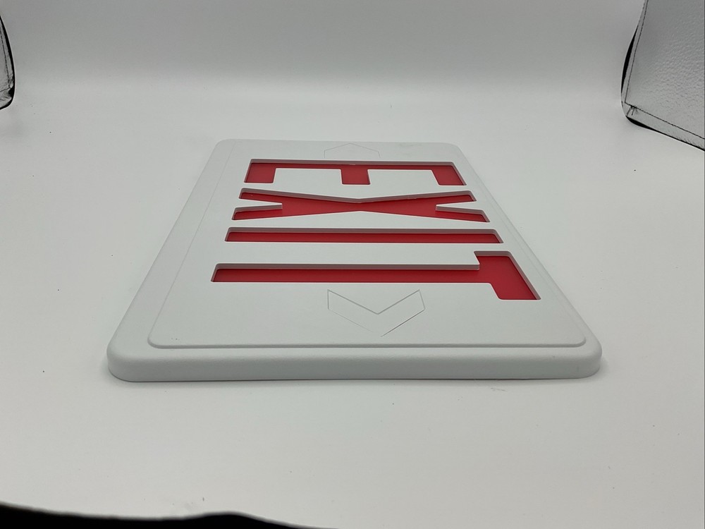 Exit Sign Lithonia Lighting Replacement Face Panel RED LETTERS 12"x8"