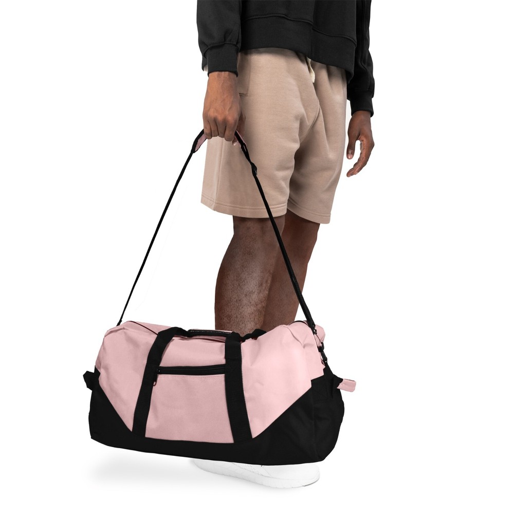 21" Large Duffle Bag with Adjustable Strap (Pink)