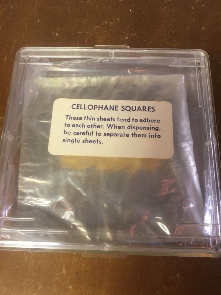 100 Count 4" Cellophane Squares In Case