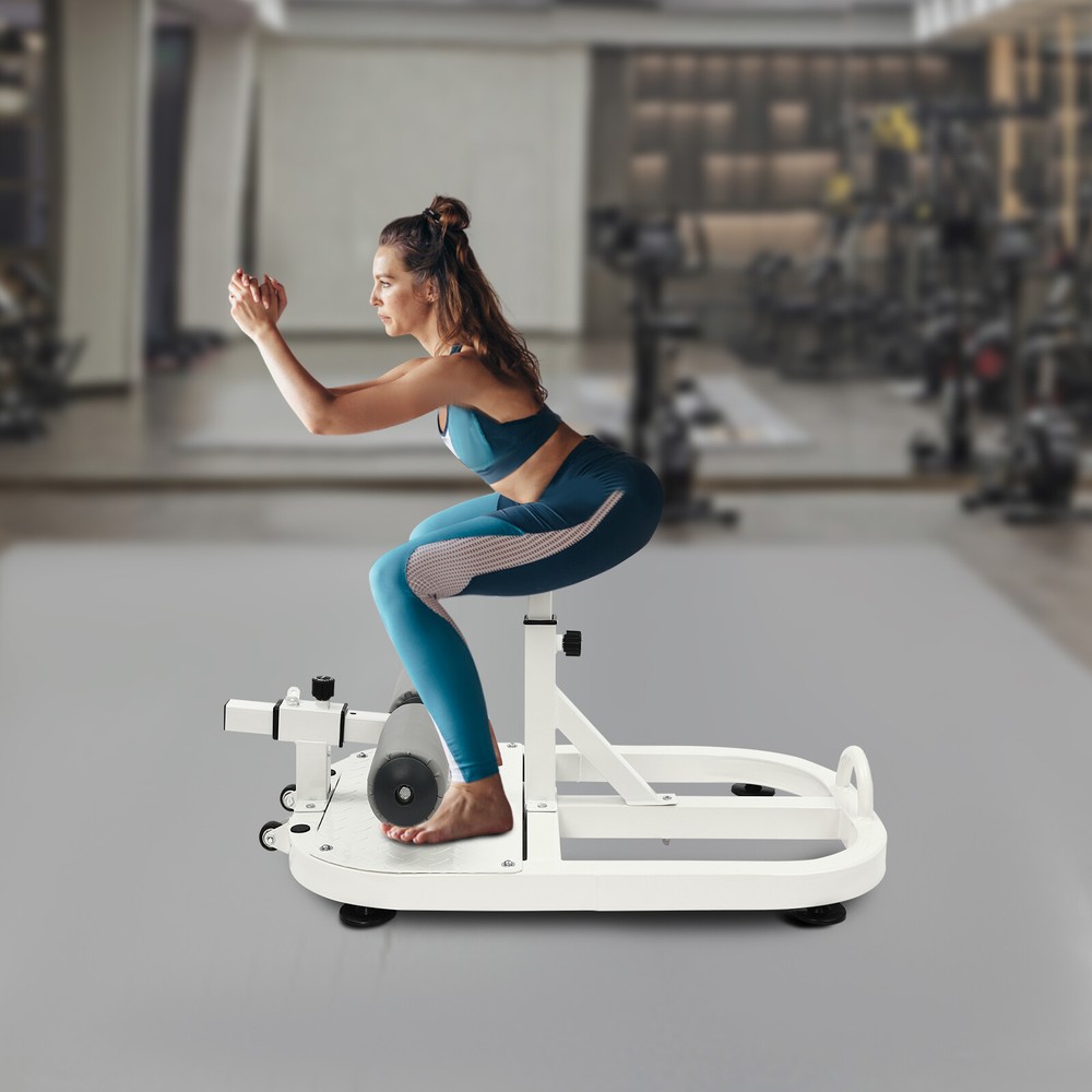 Multi-Function Deep Squat Bench, Home Gym Workout Station Leg Exercise Machine