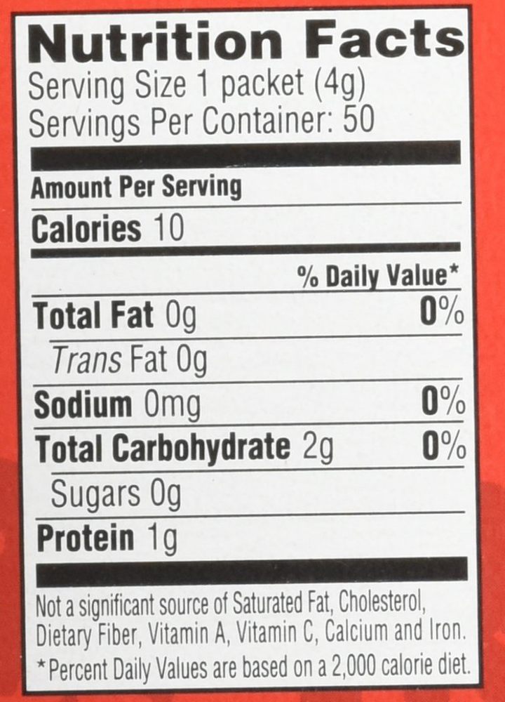 Herb Ox Beef Bouillon Sodium Free 50 Packets