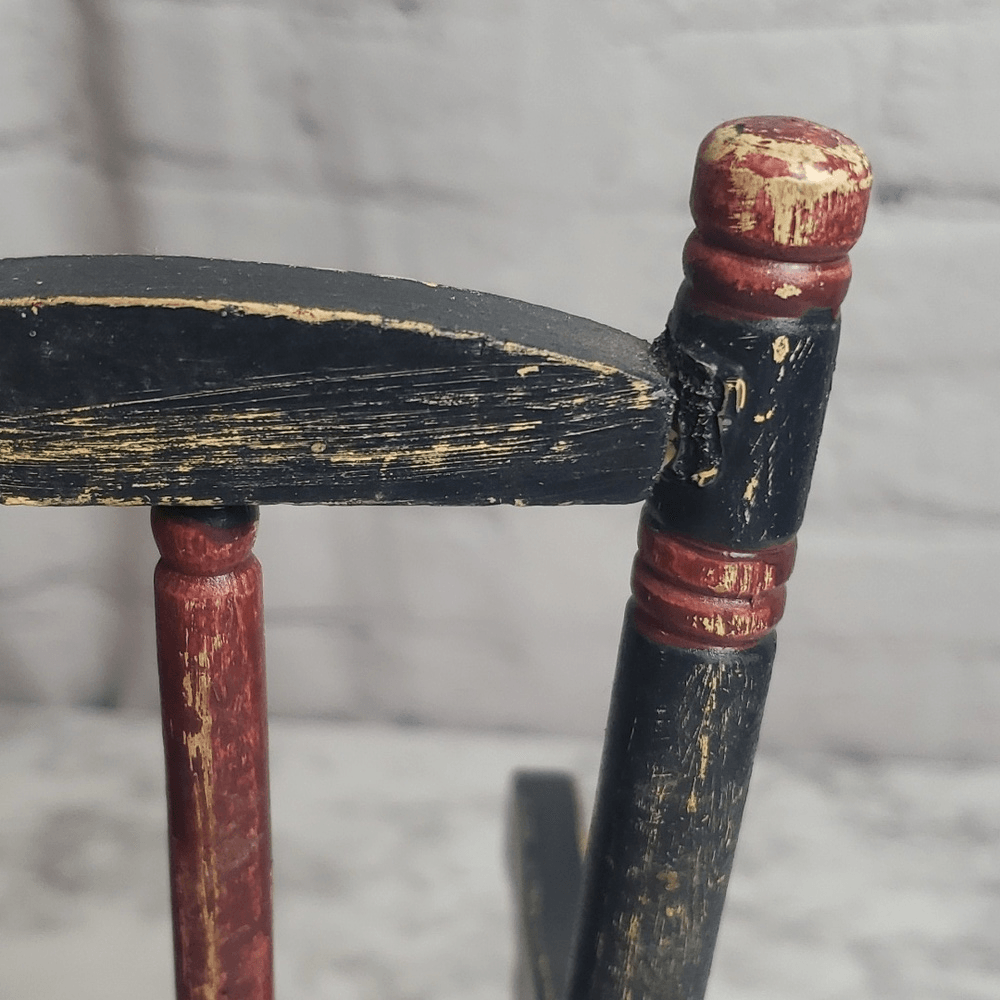 Handpainted Vintage Primitive Mini Chair