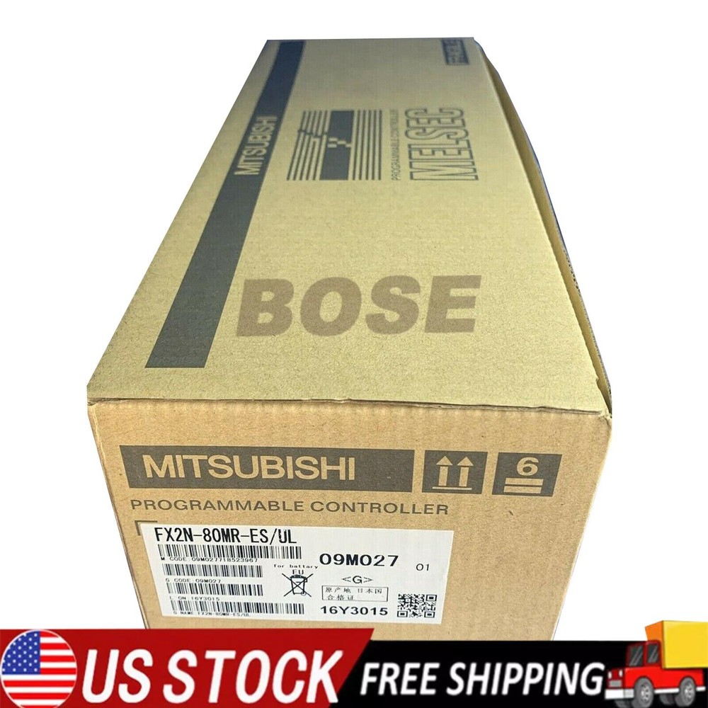 Mitsubishi Melsec FX2N-80MR-ES/UL Programmable Logic Controller NEW  US Free TAX