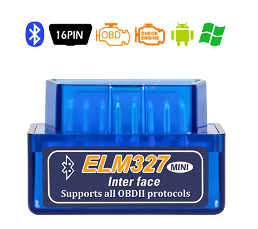 ELM327 OBD2 Code Reader Bluetooth Auto Interface Adapter Diagnostic Tool Scanner
