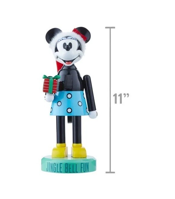 🔥Disney Minnie Mouse 11" Holiday Nutcracker BNIB🔥