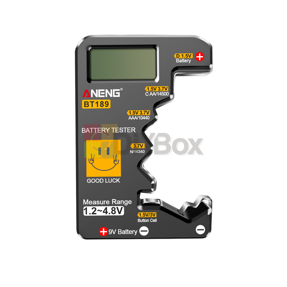 BT189 Digital Battery Tester Electricity Indicator Universal AA, AAA 9V Battery